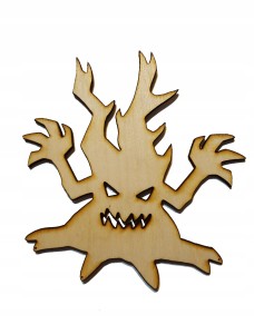 #234 DRZEWO POTWÓR DEKOR OZDOBA DECOUPAGE HALLOWE