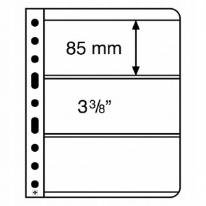 LEUCHTTURM KARTA STRONA NA BANKNOT VARIO 3S CZARNA