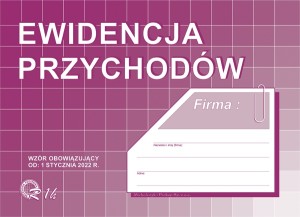 R-1H A5 album 32 strony Ewidencja przychodów