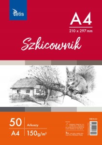 SZKICOWNIK BLOK RYSUNKOWY KB010-A4 TETIS