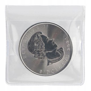 KIESZONKI NA MONETY DO 55x55 MM 50SZT
