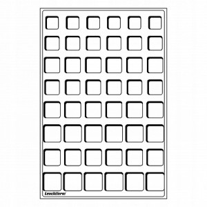LEUCHTTURM PALETA TAB L NA 48 MONET MIX NIEBIESKA