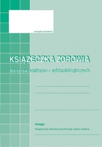 530-5 KSIĄŻECZKA ZDROWIA DLA CELÓW SANITARNO-EPIDE