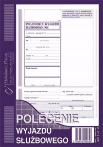 505-3 POLECENIE WYJAZDU SŁUŻBOWEGO A5 MIPRO