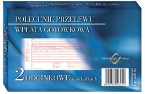 449-5 POLECENIE PRZELEWU WPŁATA GOTÓWKOWA 2 ODC