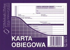 503-5 KARTA OBIEGOWA ZMIANY A6 MICHALCZYK PROKOP