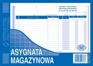 378-3 Asygnata magazynowa mipro bloczek