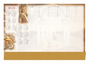 KALENDARZ TERMINARZ PLANER NA BIURKO 2024