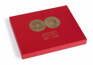 LEUCHTTURM KASETA ZŁOTE MONETY 20 FRANKÓW VRENELI