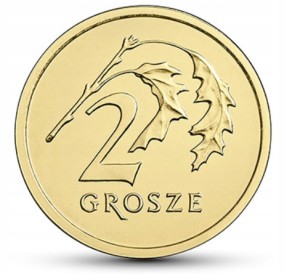 2 GROSZE 2016 STAN MENNICZY Z WORECZKA MENNICZEGO