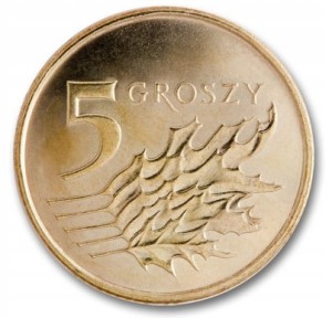 5 GROSZY 2013 STAN MENNICZY Z WORECZKA MENNICZEGO