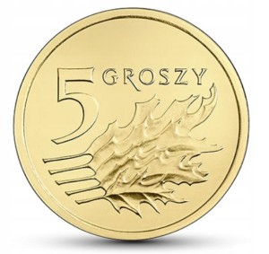 5 GROSZY 2017 STAN MENNICZY Z WORECZKA MENNICZEGO