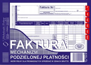 128-3P A5 Faktura mechanizm podzielonej płatności