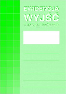 574-1 A4 Ewidencja wyjść w godzinach służbowych