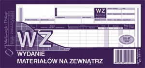351-8 1/3 A4 80 kartek Wz wydanie materiałów