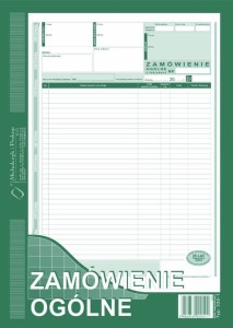 332-1 (pion) A4 80 kartek Zamówienie ogólne