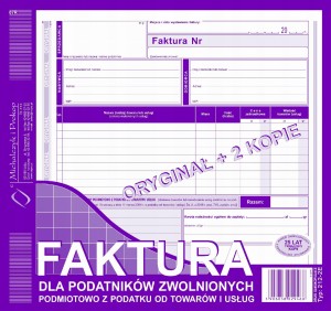 212-2E 2/3 A4 81 kartek Faktura