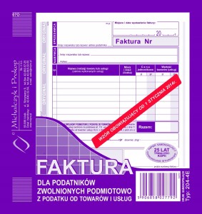 204-4E 2/3 A5 80 kartek Faktura