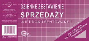 R-5N 1/3 A4 Dzienne zestawienie sprzedaży nieudok.