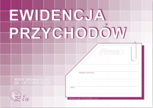 R-1N A5 album 32 strony Ewidencja przychodów