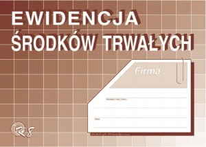 K-8 A5 album 32 strony Ewidencja środków trwałych