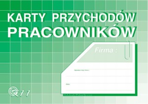 K-11 A4 album 48 str Karty przychodów pracowników