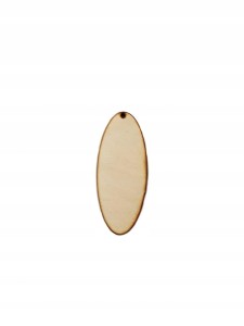 #19 100x Elipsa 25X60mm Scrapki gr. 3mm