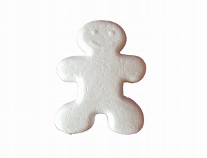 CIASTECZKO CIASTKO STYROPIANOWE 8 CM 1 SZT