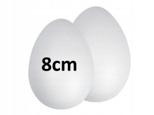 jAJKO JAJKA JAJA STYROPIANOWE 8 CM 50 SZT