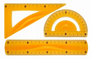 TETIS ZESTAW GEOMETRYCZNY LINIJKA EKIERKA BL010-PK
