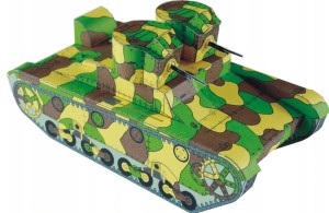 MODEL KARTONOWY VICKERS Z KARABINAMI EXTRA MODEL