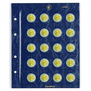 LEUCHTTURM KARTY VISTA NA MONETY 2 EURO