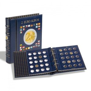 LEUCHTTURM ALBUM VISTA NA MONETY 2 EURO Z FUTERAŁE