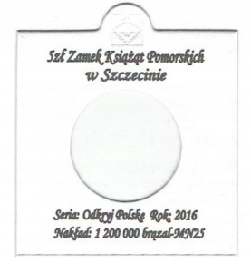 HOLDER+ OPIS DO MONETY 5ZŁ 2016 ZAMEK KSIĄŻĄT