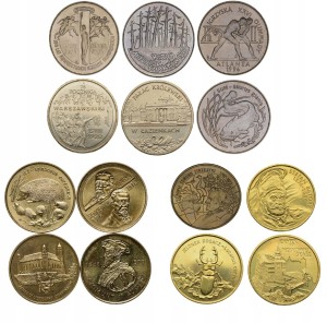 2 zł 1995-2014 KOMPLET 260 MONET ROCZNI KATALOG