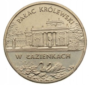 PAŁAC KRÓLEWSKI W ŁAZIENKACH 1995 2 ZŁ MENNICZA