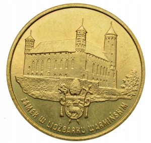ZAMEK W LIDZBARKU WARMIŃSKIM 1996 2 ZŁ 2 ZŁOTE