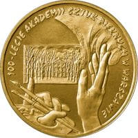 100 ROCZ. AKADEMI SZTUK PIĘKNYCH ASP 2004 2 ZŁ GN