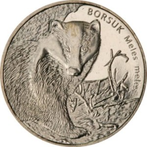 BORSUK ZWIERZĘTA ŚWIATA 2011 2 ZŁ GN