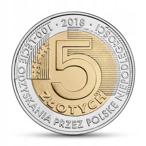 100 LECIE ODZYSKANIA NIEPODLEGŁOŚCI 2018 5 ZŁ