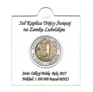 KAPLICA TRÓJCY ŚWIĘTEJ 5 ZŁ 2017 + HOLDER + OPIS