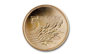 MONETA 5 GROSZY 2011 WORECZEK MENNICZY