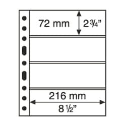 KARTA STRONA LEUCHTTURM A4 SH 312 NA 4 BANKNOTY