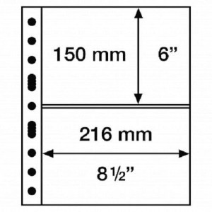KARTA STRONA LEUCHTTURM A4 SH 312 NA 2 BANKNOTY
