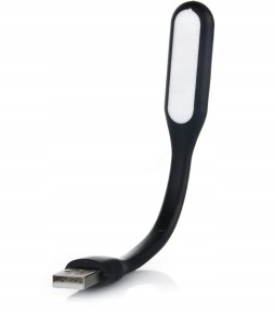 #73 LAMPKA SILIKONOWA USB DO LAPTOPA 6 LED MOCNA