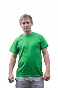 KOSZULKA MĘSKA T-SHIRT ZIELONA ROZMIAR M