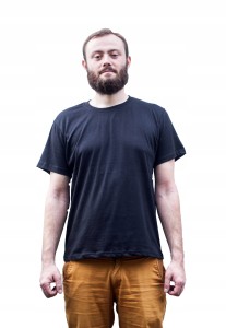 KOSZULKA MĘSKA T-SHIRT CZARNA ROZMIAR M