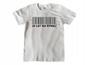 KOSZULKA MĘSKA 20 LAT NA RYNKU ROZMIAR M