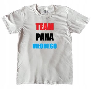 KOSZULKA MĘSKA TEAM PANA MŁODEGO ROZMIAR XL