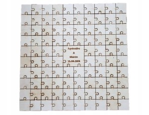 Księga Gości Puzzle Grawer Ślub Wesele 97el.